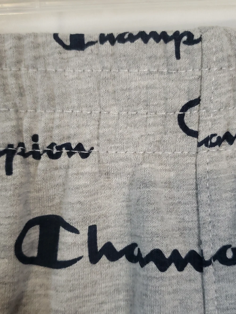 Champion Gray Shorts with Logo, Boys Medium
